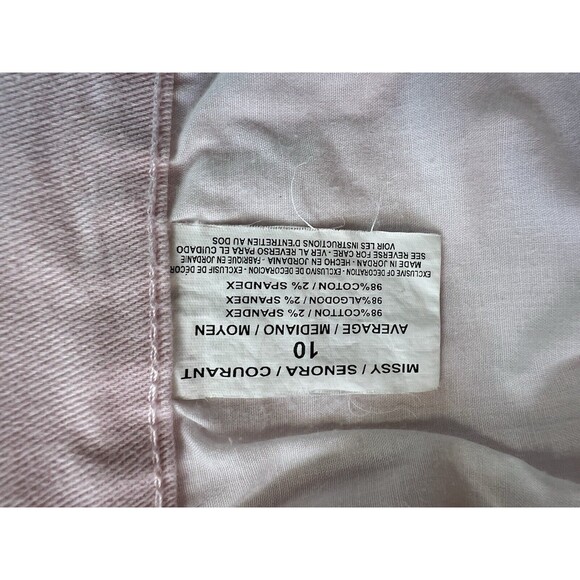 2 Pairs Gloria Vanderbilt Amanda Jeans Pink & Charcoal Grey Womens 10 NWT - Picture 6 of 16